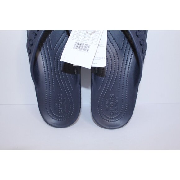 Crocs Adult Baya ll Flip Flop Sandals M6 W8 Blue Iconic Comfort Slide On Casual - Picture 6 of 9